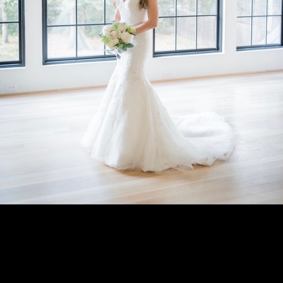 Allure Mermaid Wedding Dress Retail at $3,000 - Picture 6 of 12